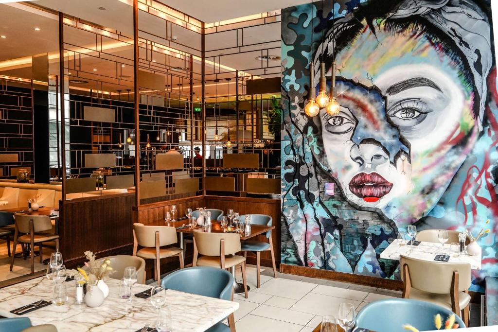 Restaurace v ubytování Hilton Rotterdam