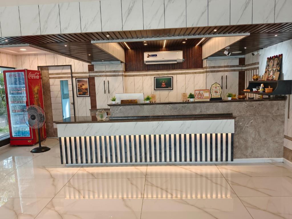 Vstupní hala nebo recepce v ubytování Hotel M S Pride