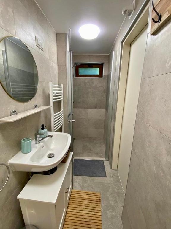 Koupelna v ubytování Tannenhof Apartment