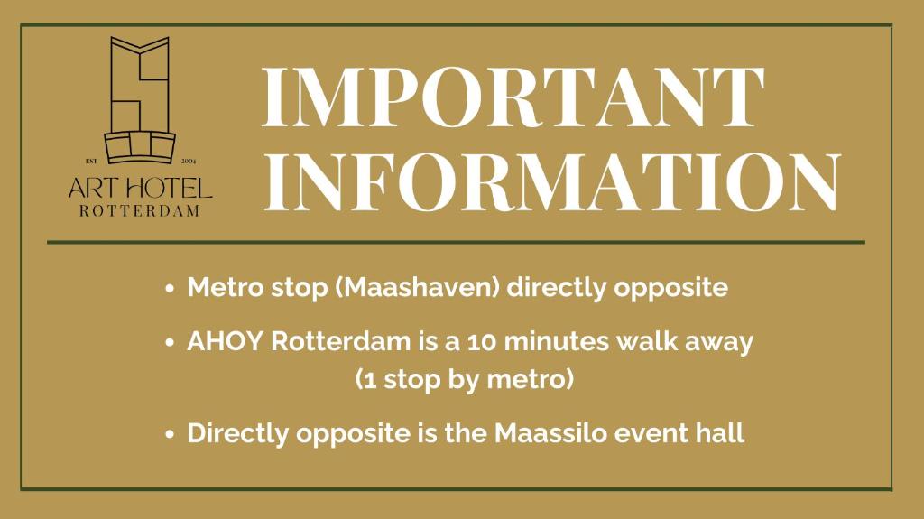 ART Hotel Rotterdam-Fully Renovated - Resim 4