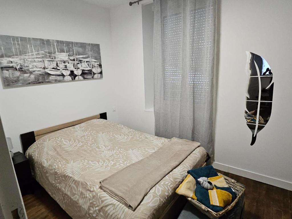 Postel nebo postele na pokoji v ubytování T2 cosy