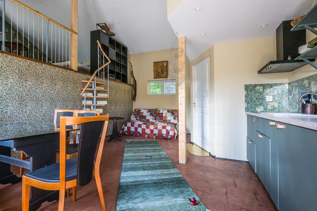 Kuchyň nebo kuchyňský kout v ubytování Boråkra Bed & Breakfast