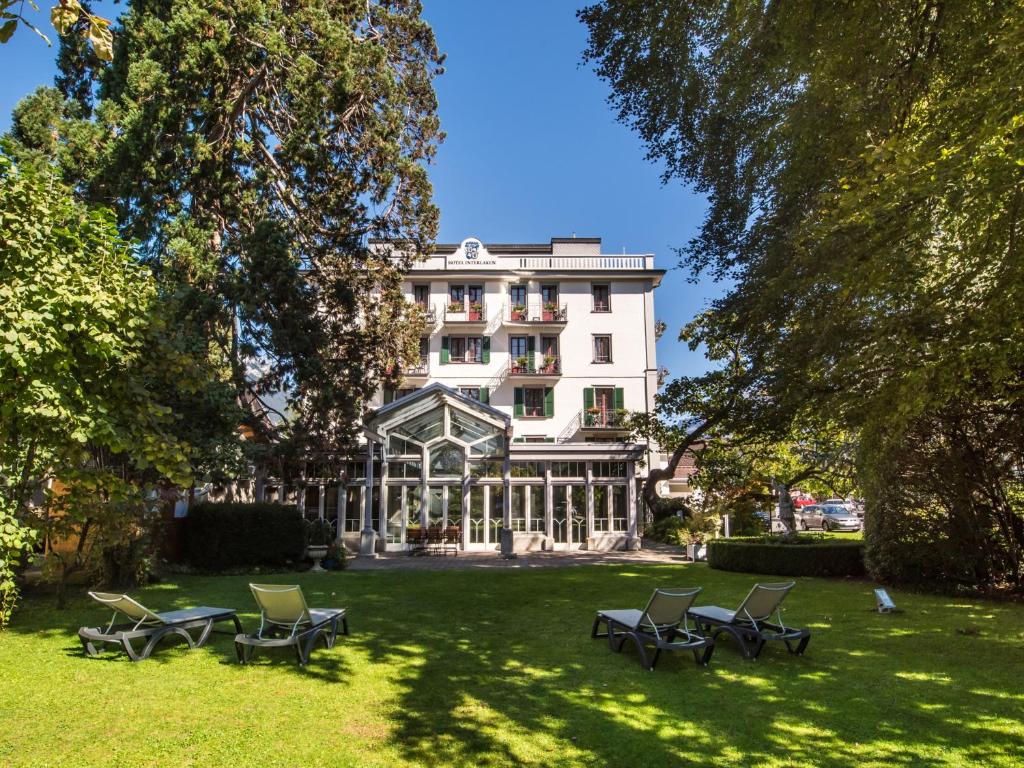 Zahrada ubytování Hotel Interlaken