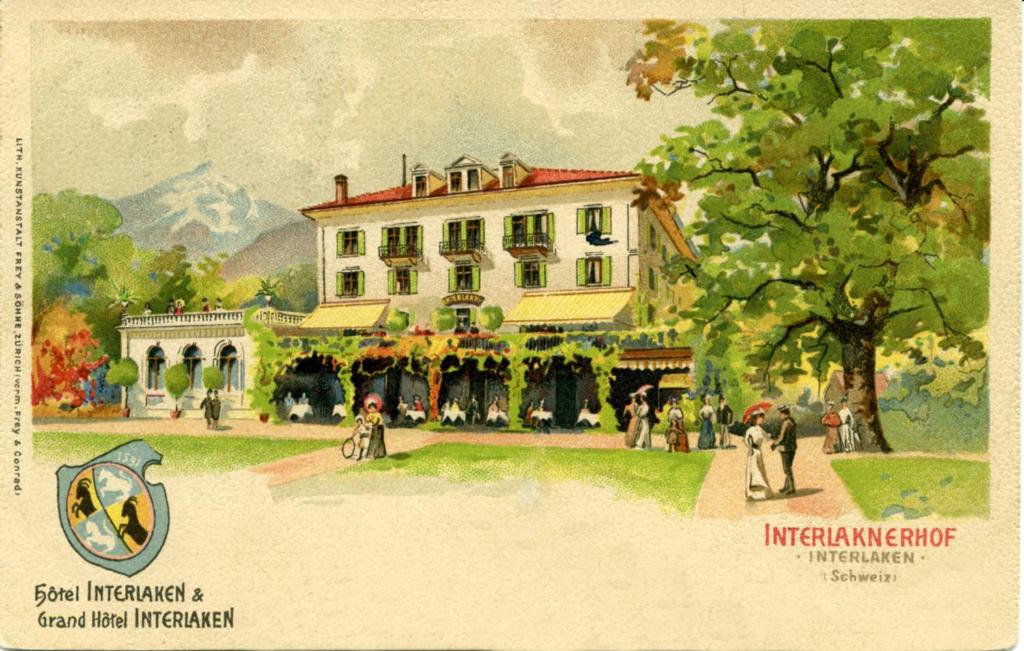 Certifikát, hodnocení, plakát nebo jiný dokument vystavený v ubytování Hotel Interlaken