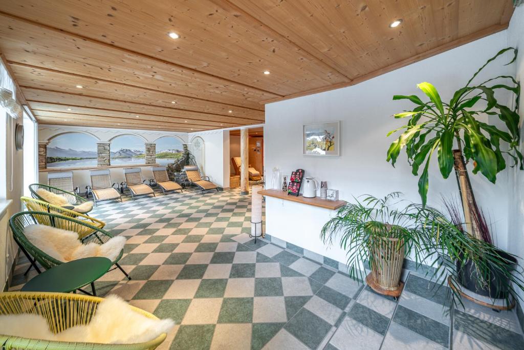 Posezení v ubytování Haus Gstrein