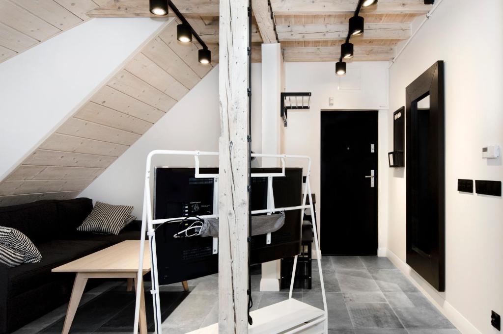 Posedenie v ubytovaní Apartament Świerkowy