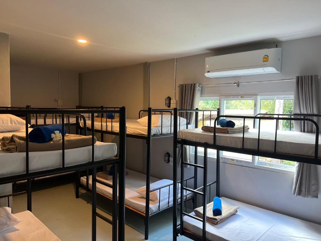 Postel nebo postele na pokoji v ubytování YP Hostel