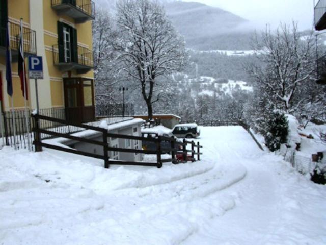 Hotel Le Soleil during the winter