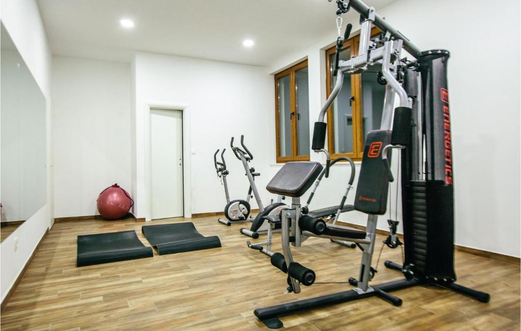 Posilňovňa alebo fitness centrum v ubytovaní Nice Home In Donji Prolozac With Wifi