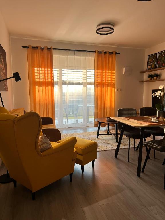 Posezení v ubytování Harmonia Riva Apartmán B11