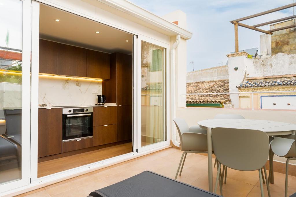 Beautiful view of Penthouse With Private Balcony And Rooftop Access