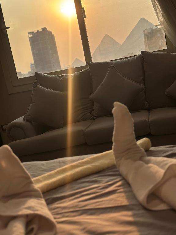 Nespecifikovaný výhled na hory nebo výhled na hory při pohledu z hotelu