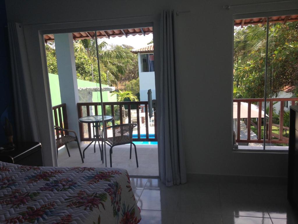 Balkón nebo terasa v ubytování Pipa Hawaii Suites