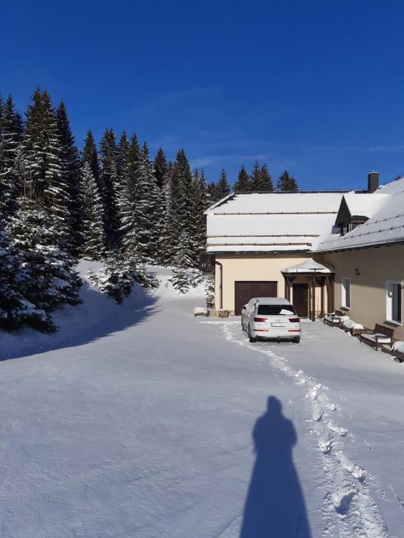 Apartmány Na Lapce v zimě