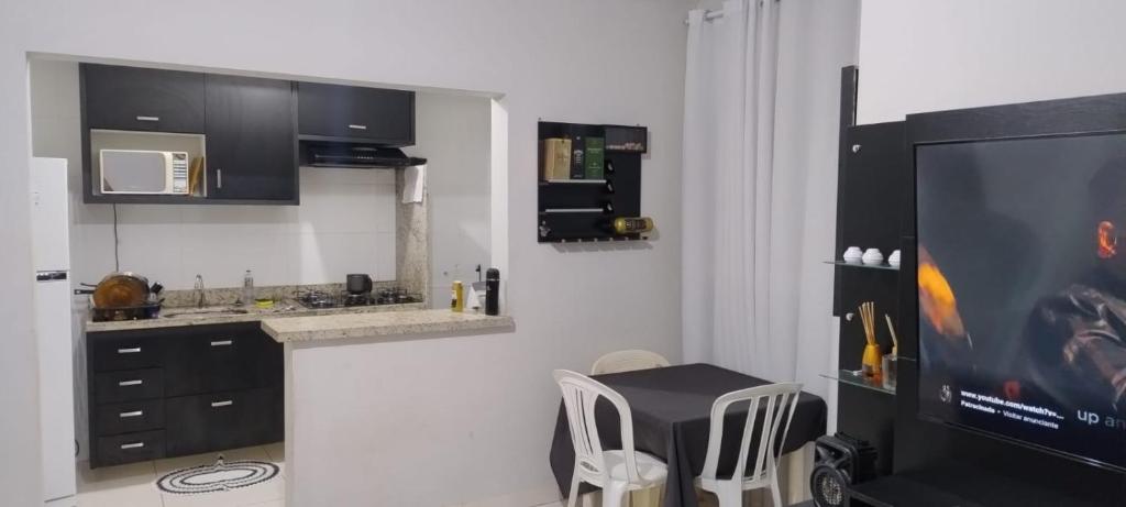 Kuchyň nebo kuchyňský kout v ubytování Apartamento das Estrelas