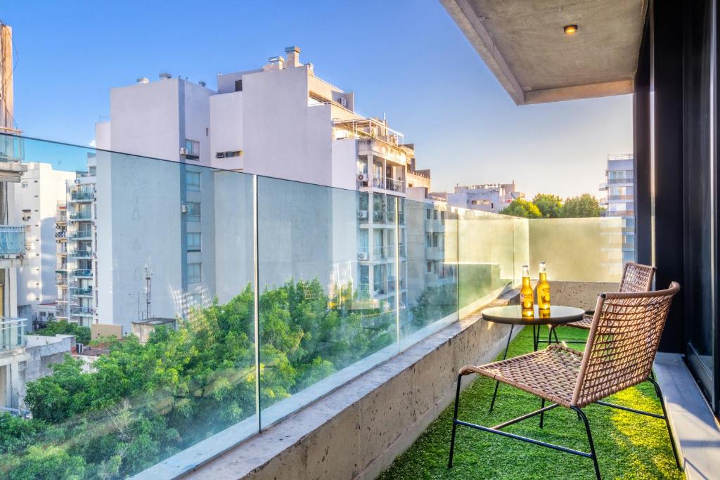 Family Apartments in Palermo - by BueRentalsにあるバルコニーまたはテラス