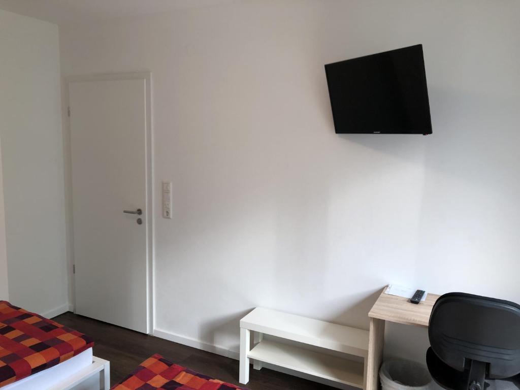 TV a/nebo společenská místnost v ubytování Gästehaus Witteborg