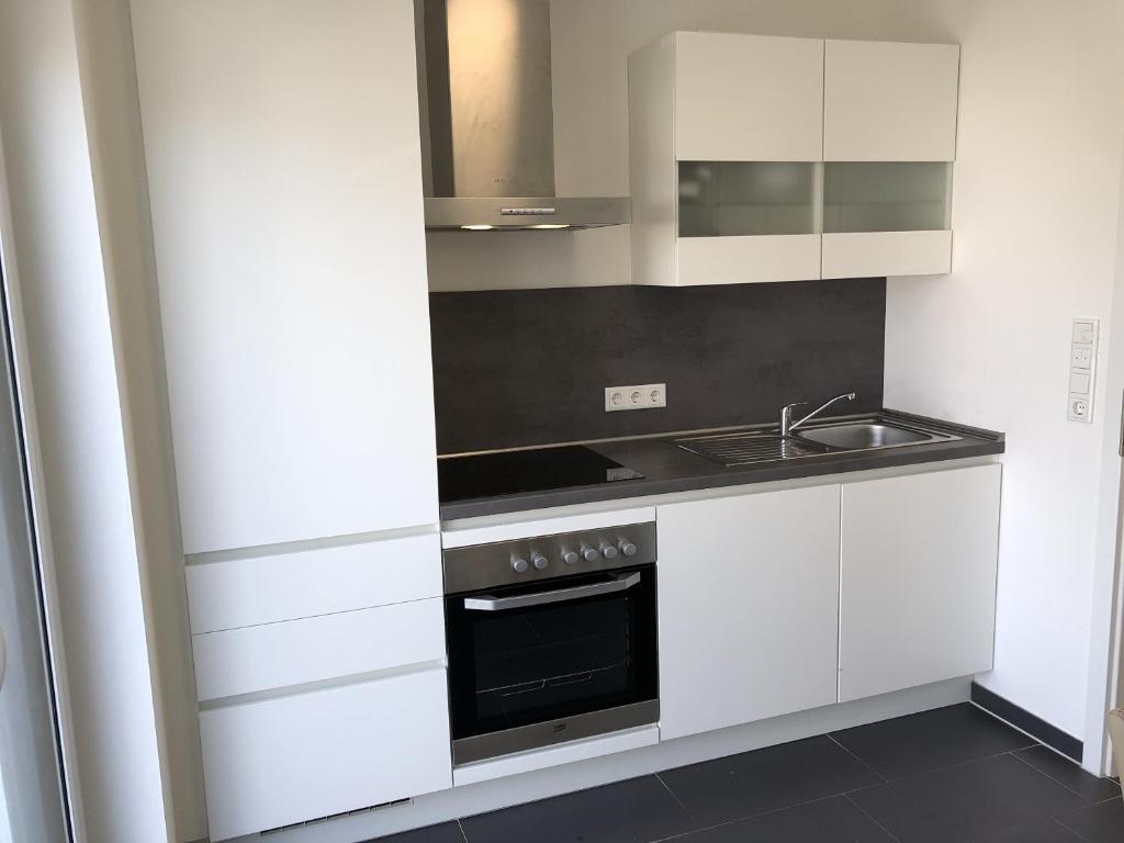 Kuchyň nebo kuchyňský kout v ubytování Gästehaus Witteborg