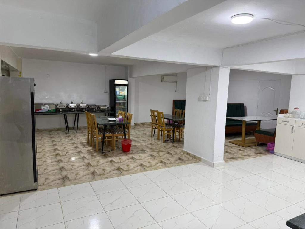 Kuchyň nebo kuchyňský kout v ubytování JubingeHotel 聚滨阁民宿