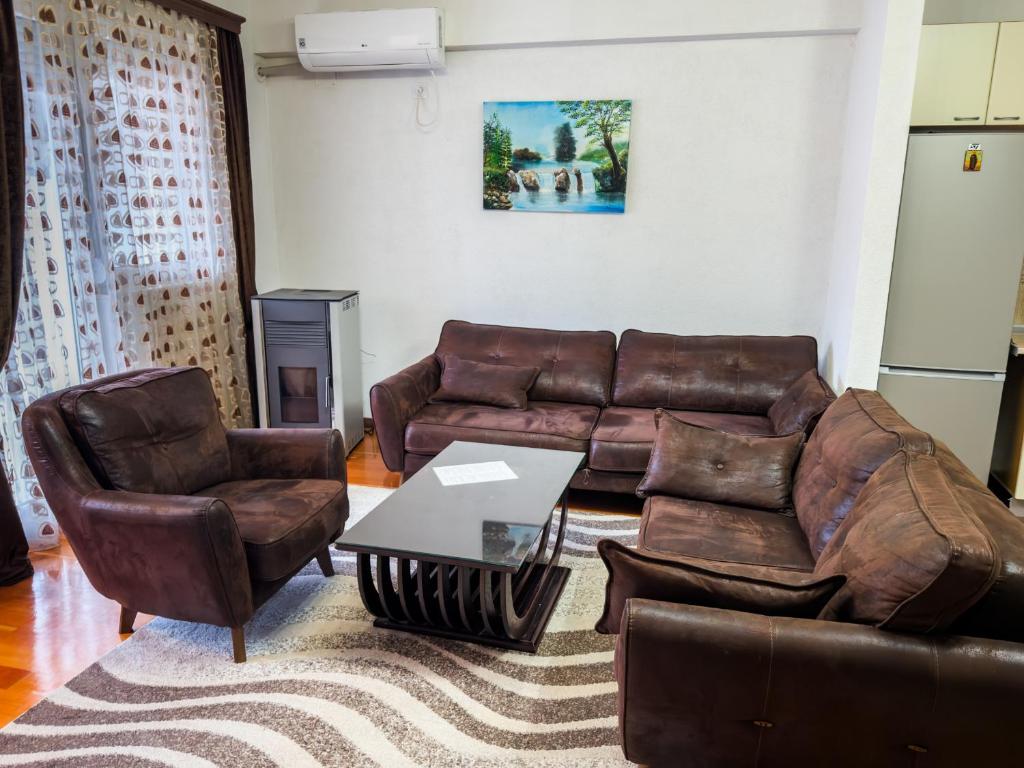 Χώρος καθιστικού στο Rafto Apartment