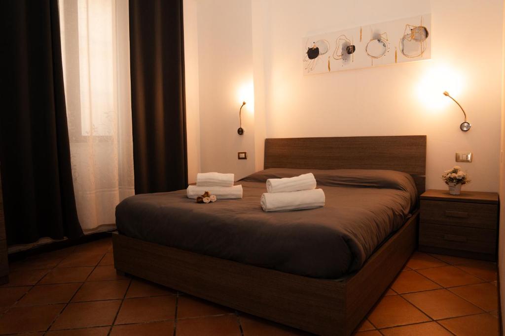 Letto o letti in una camera di Residenza Longhena