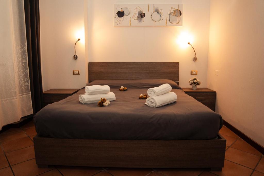 Letto o letti in una camera di Residenza Longhena