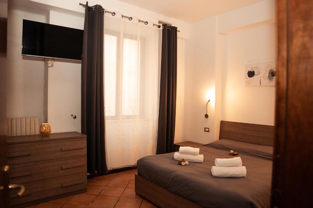Letto o letti in una camera di Residenza Longhena