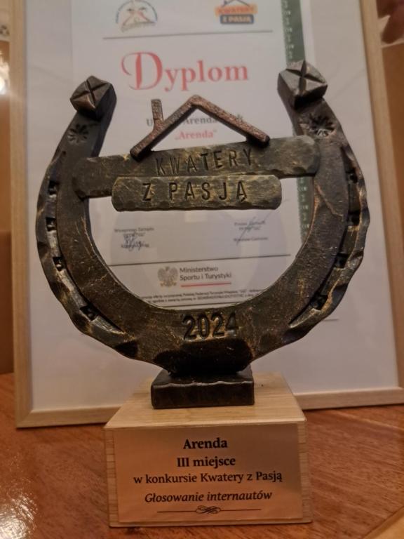 Certifikát, ocenenie alebo iný dokument vystavený v ubytovaní Arenda Noclegi Niedzica