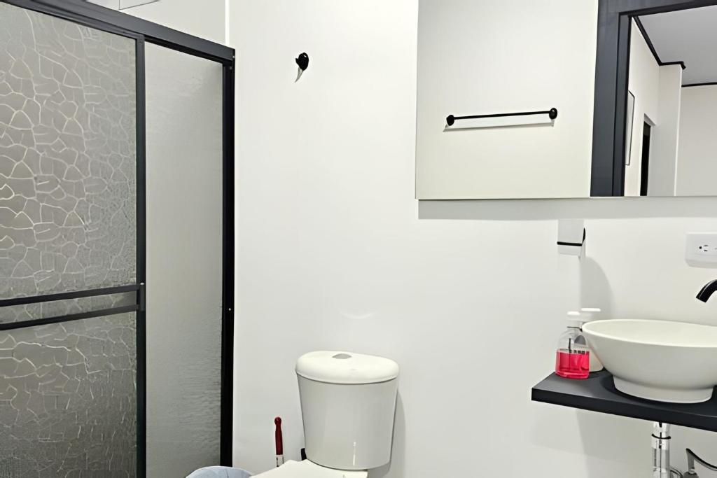 Koupelna v ubytování Hotel Ktaleya Apartamentos