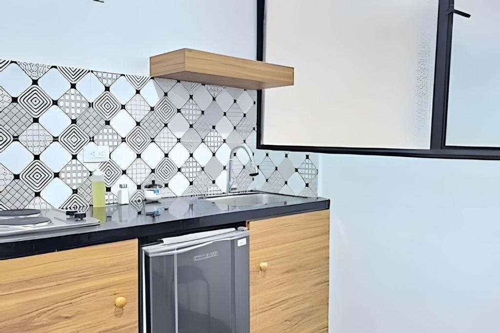 Kuchyň nebo kuchyňský kout v ubytování Hotel Ktaleya Apartamentos