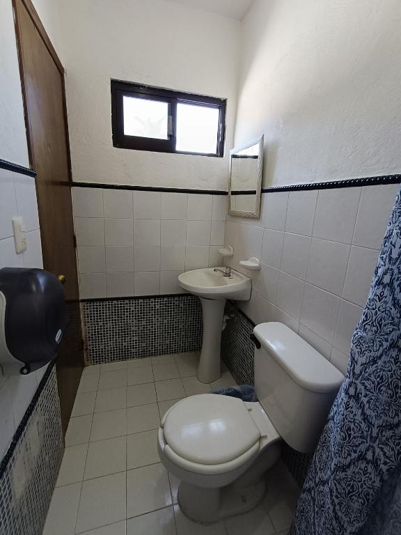 Koupelna v ubytování Hotel Rath