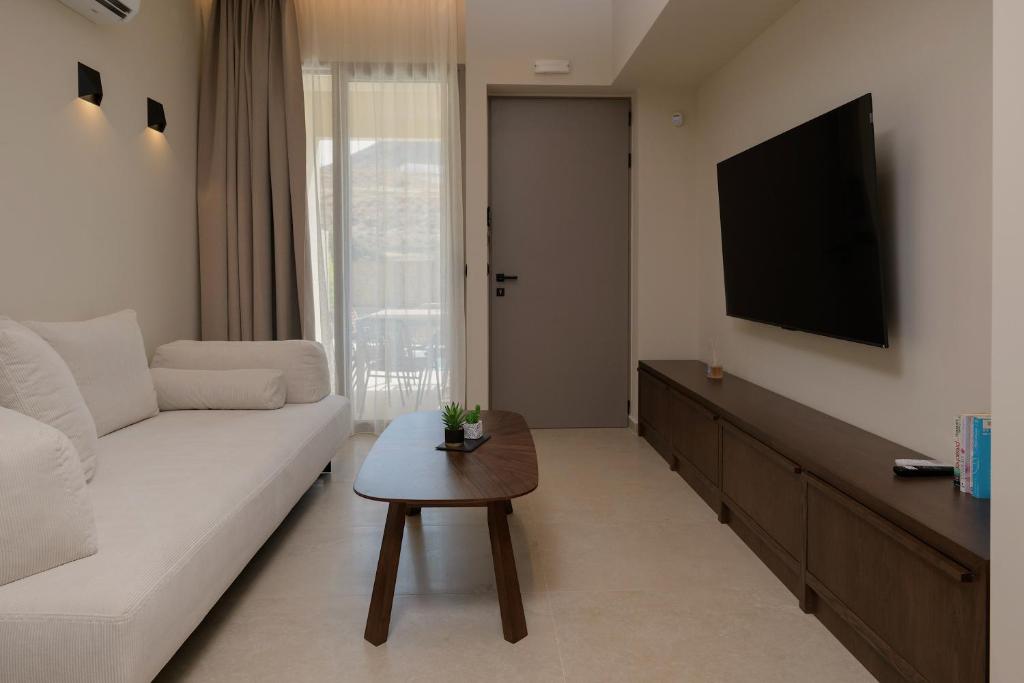 TV a/nebo společenská místnost v ubytování The Z Suites