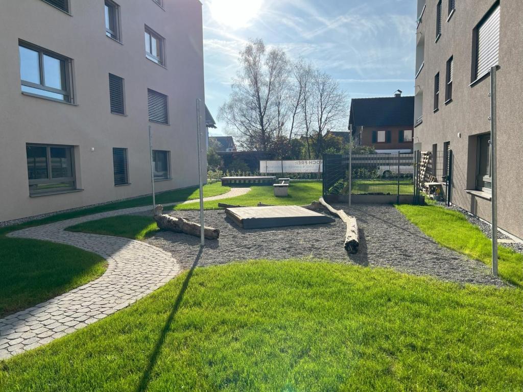 Zahrada ubytování Ferienwohnung Karrensicht