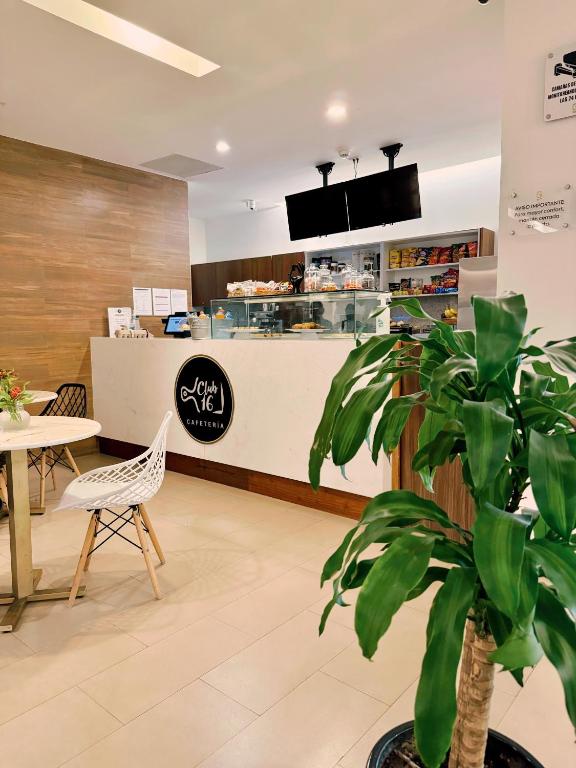 Η κουζίνα ή μικρή κουζίνα στο Skyline Suite in Polanco Best Location Fast Wifi