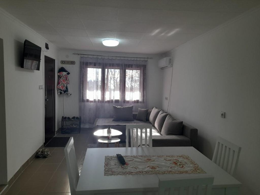 TV a/nebo společenská místnost v ubytování Apartman Hs