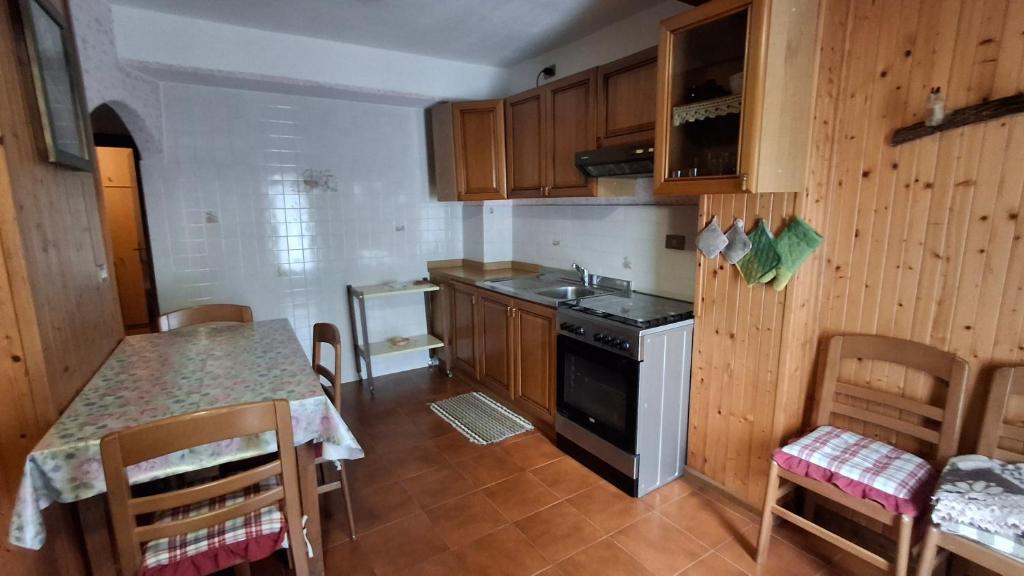 Kuchyň nebo kuchyňský kout v ubytování Residence Marmolada