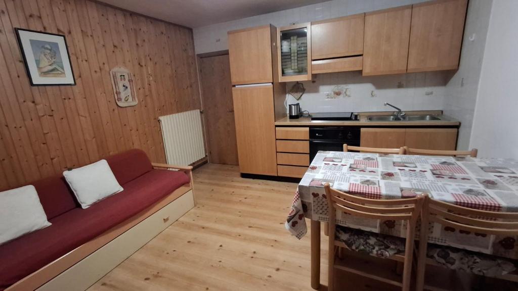 Kuchyň nebo kuchyňský kout v ubytování Residence Marmolada