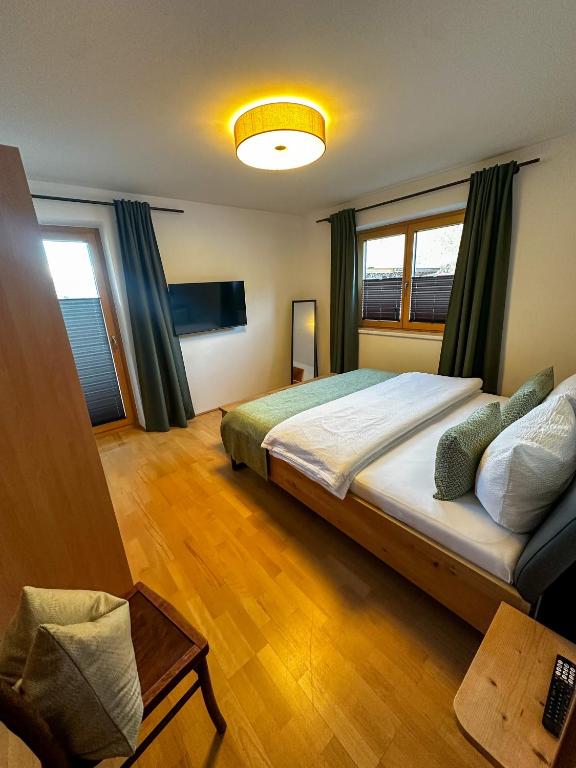 Postel nebo postele na pokoji v ubytování Apart Hartl