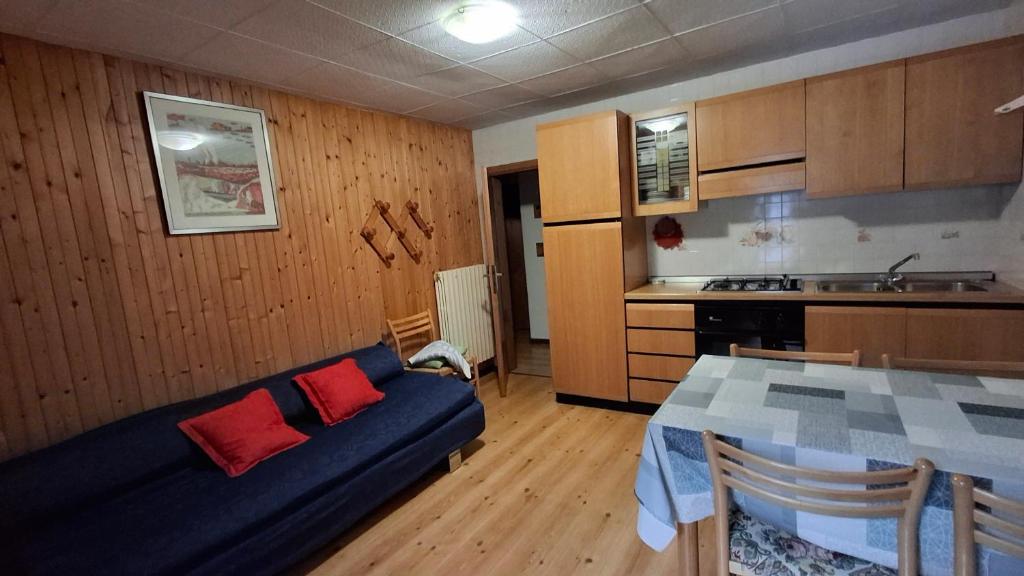 Kuchyň nebo kuchyňský kout v ubytování Residence Marmolada
