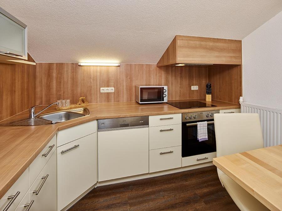 Kuchyň nebo kuchyňský kout v ubytování Haus Gritsch