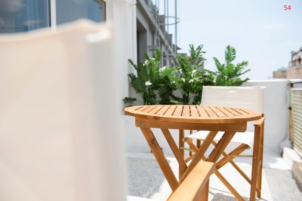 Balkón nebo terasa v ubytování ATHENS COMMERCIAL