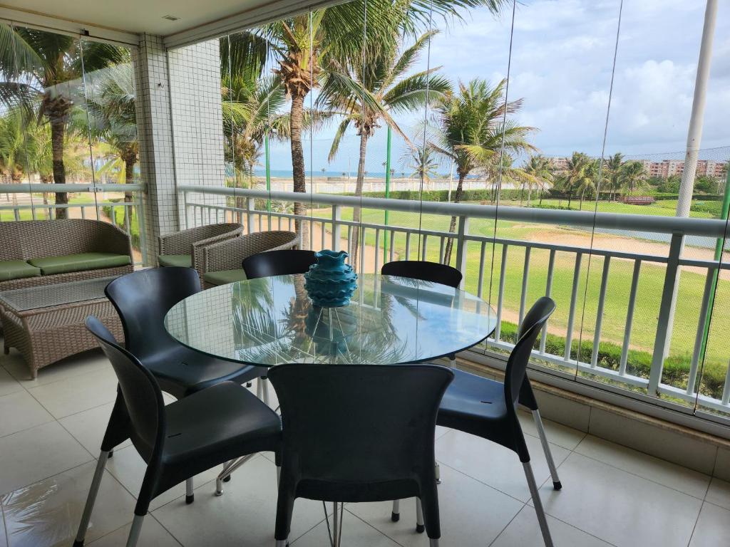 Balkón nebo terasa v ubytování Golf Ville l Apto Nascente de Luxo