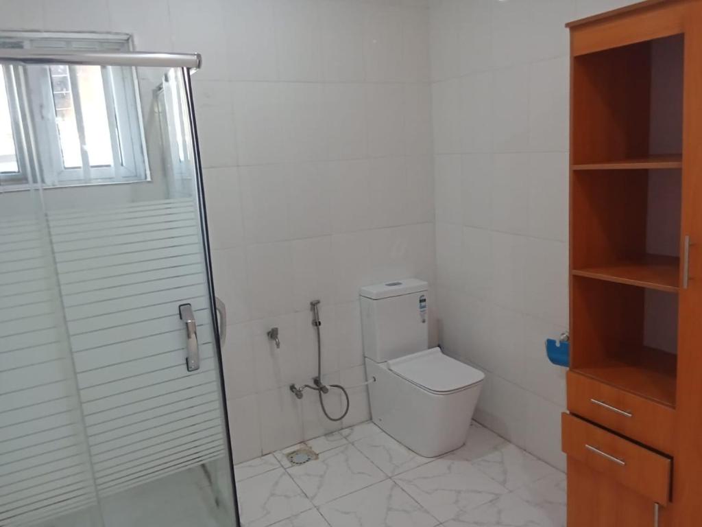 Koupelna v ubytování PrimeAxis Hub Apartment