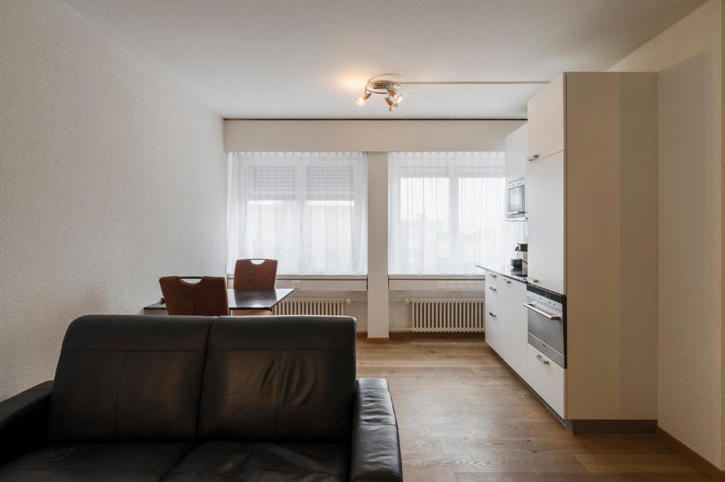 Kuchyň nebo kuchyňský kout v ubytování Amanthos Living Solothurn