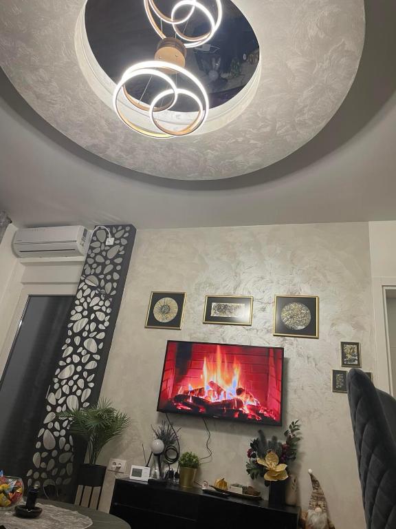 Posezení v ubytování Ria apartman