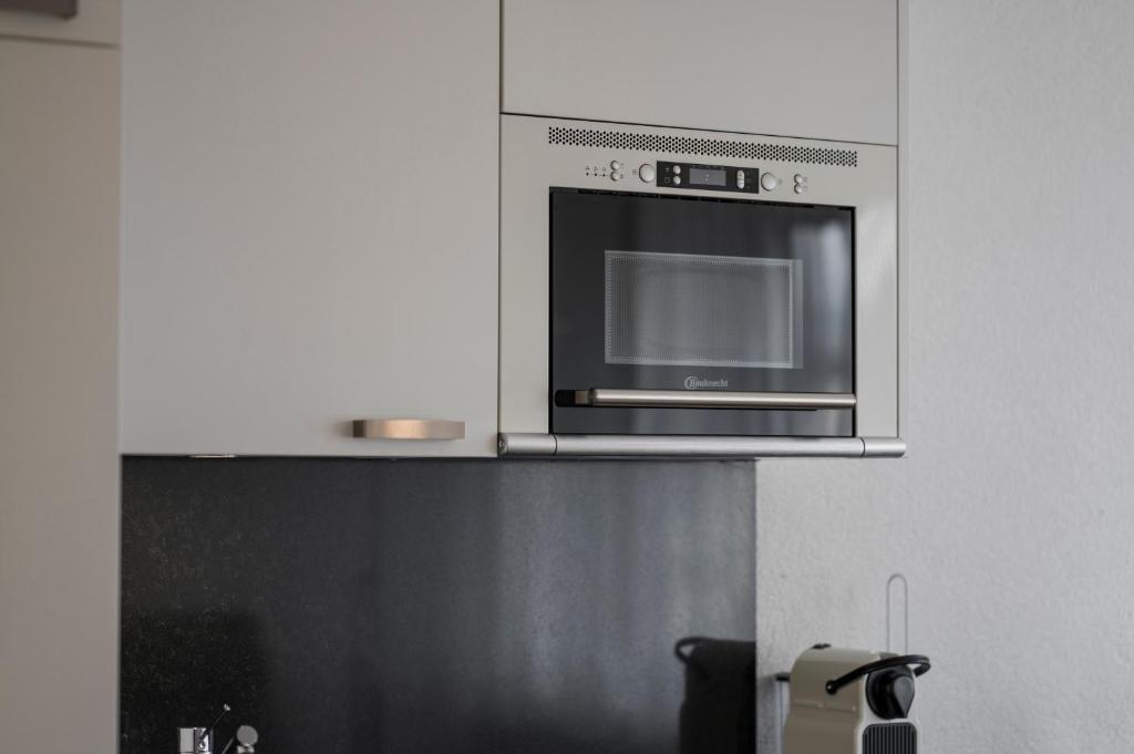Kuchyň nebo kuchyňský kout v ubytování Amanthos Living Solothurn
