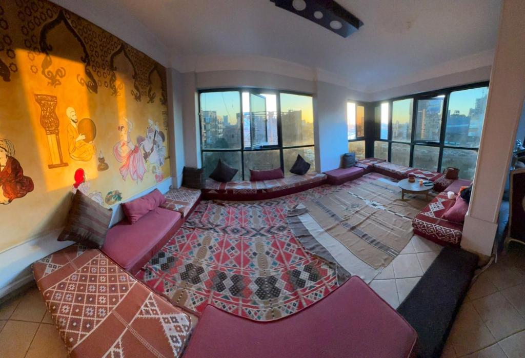 Posezení v ubytování Arabesque Hotel