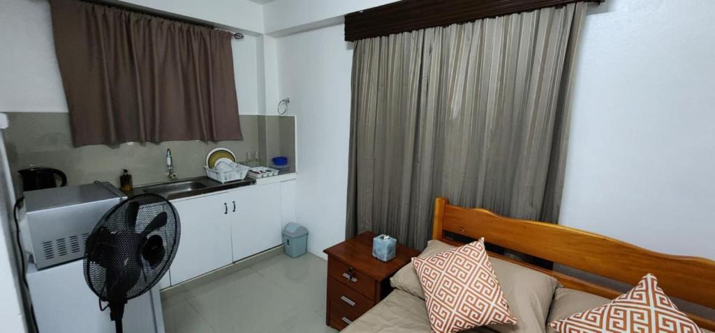 Kuchyň nebo kuchyňský kout v ubytování Hill Bottom Accommodation Flat 1