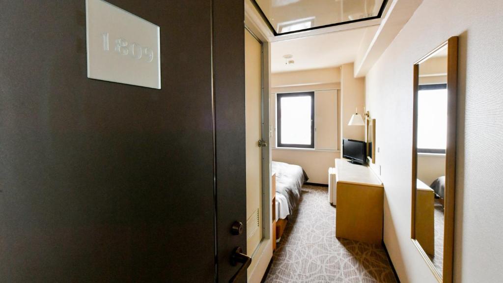 TV a/nebo společenská místnost v ubytování Okazaki Daiichi Hotel