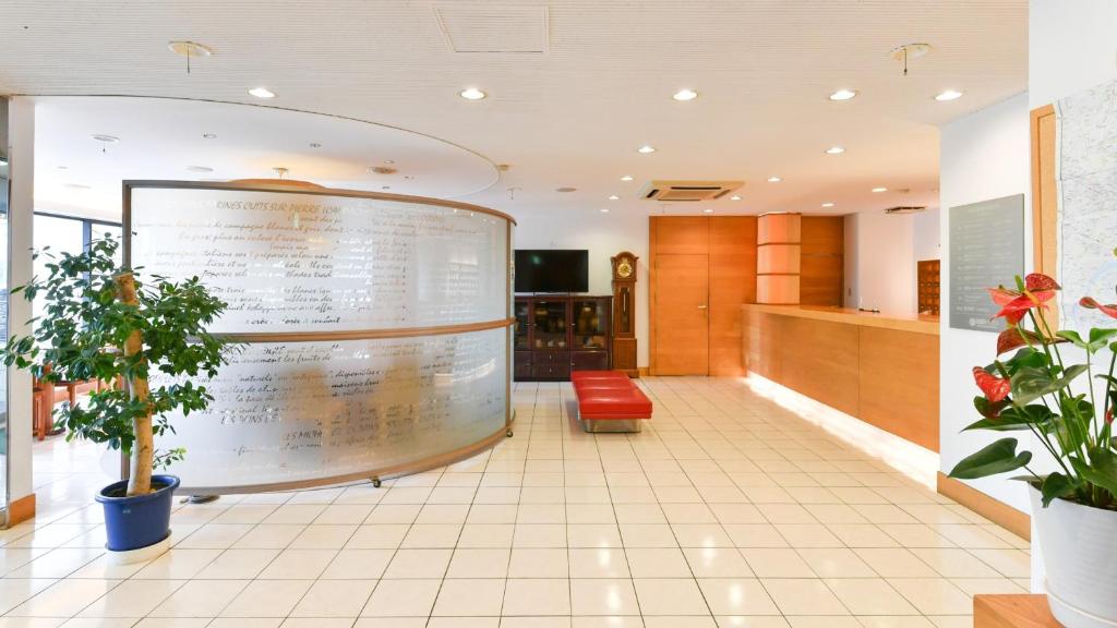 TV a/nebo společenská místnost v ubytování Okazaki Daiichi Hotel